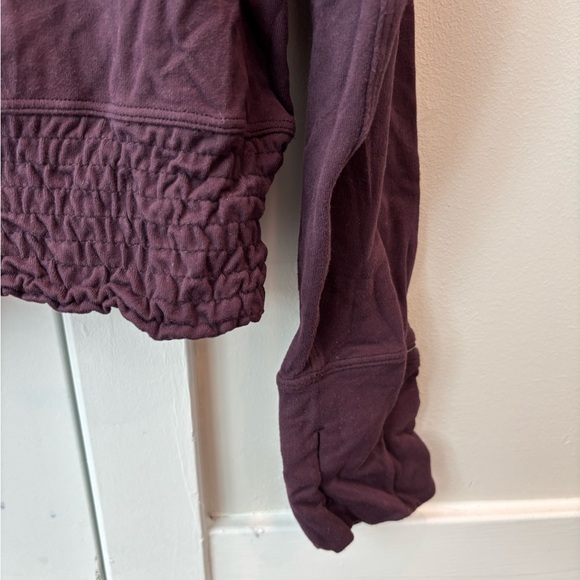 Lululemon Oversize Stress Less Sweatshirt Pullover Purple Hoodie Size 4 - Picture 13 of 15